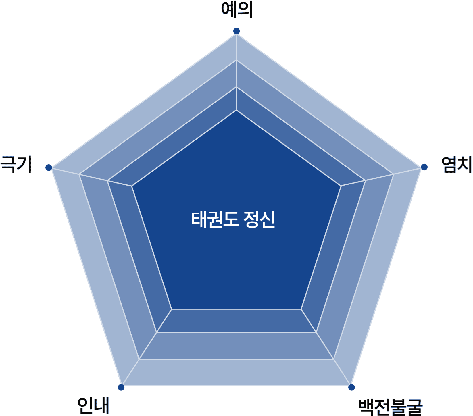 태권도 정신 사진